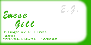 emese gill business card